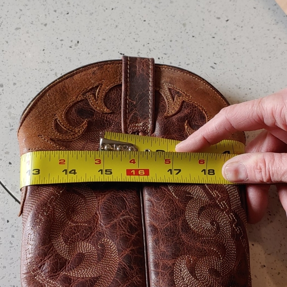 Ladies Western Leather Stitched Boots Size 9M - Picture 13 of 13